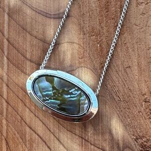 Avon Vintage Abalone Necklace New in Original Box